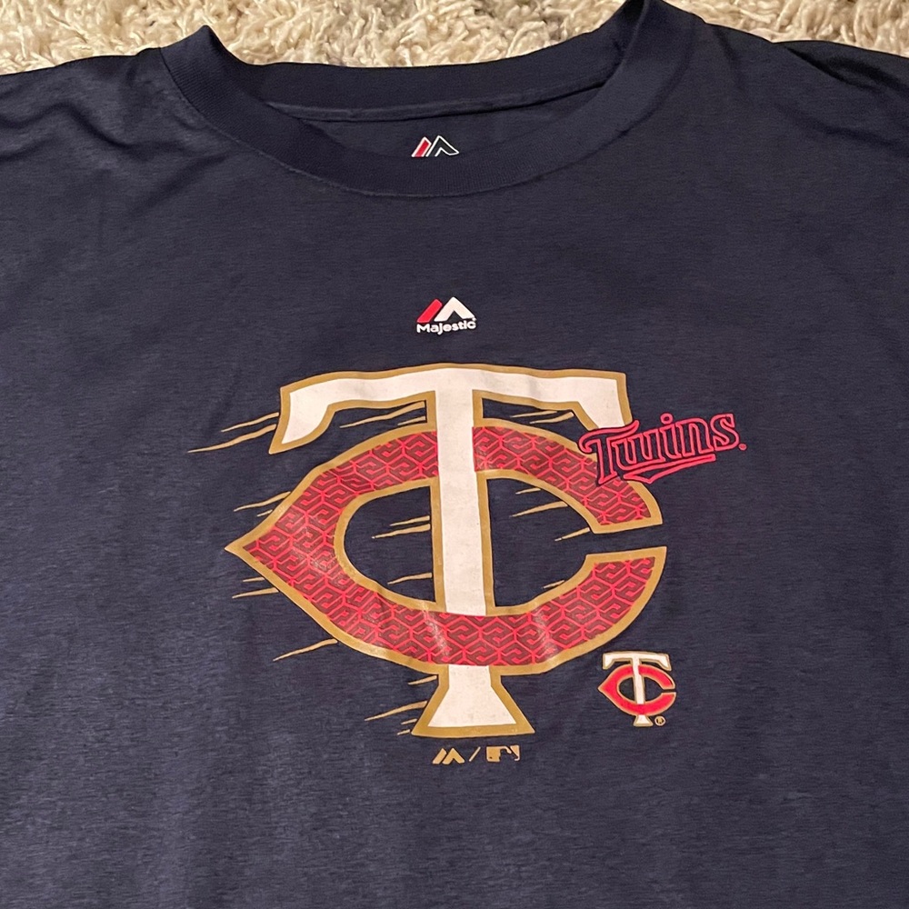 Minnesota Twins Majestic Navy Short Sleeve‎ Tee size 3XL